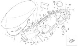 Saddle - Helmet compartment