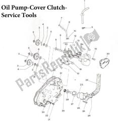 outils de service d'embrayage de couvercle de pompe à huile