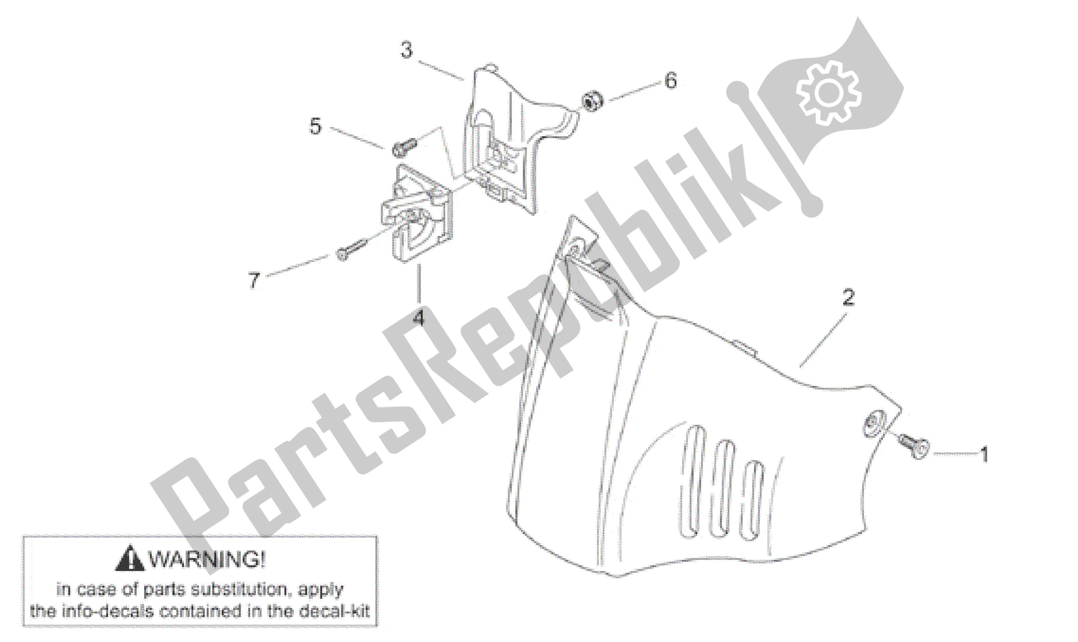 All parts for the Central Body Iii - F. Brd/hng. C of the Aprilia Scarabeo 50 1999