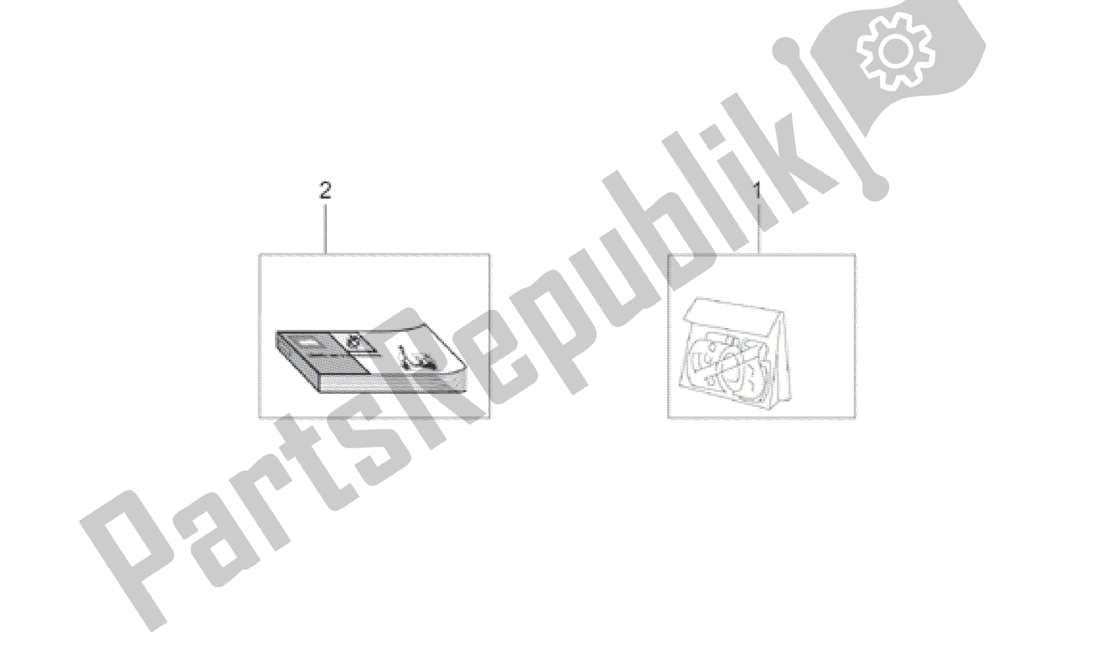 Alle onderdelen voor de Sticker En Gebruikershandleiding van de Aprilia Scarabeo 50 2000 - 2005