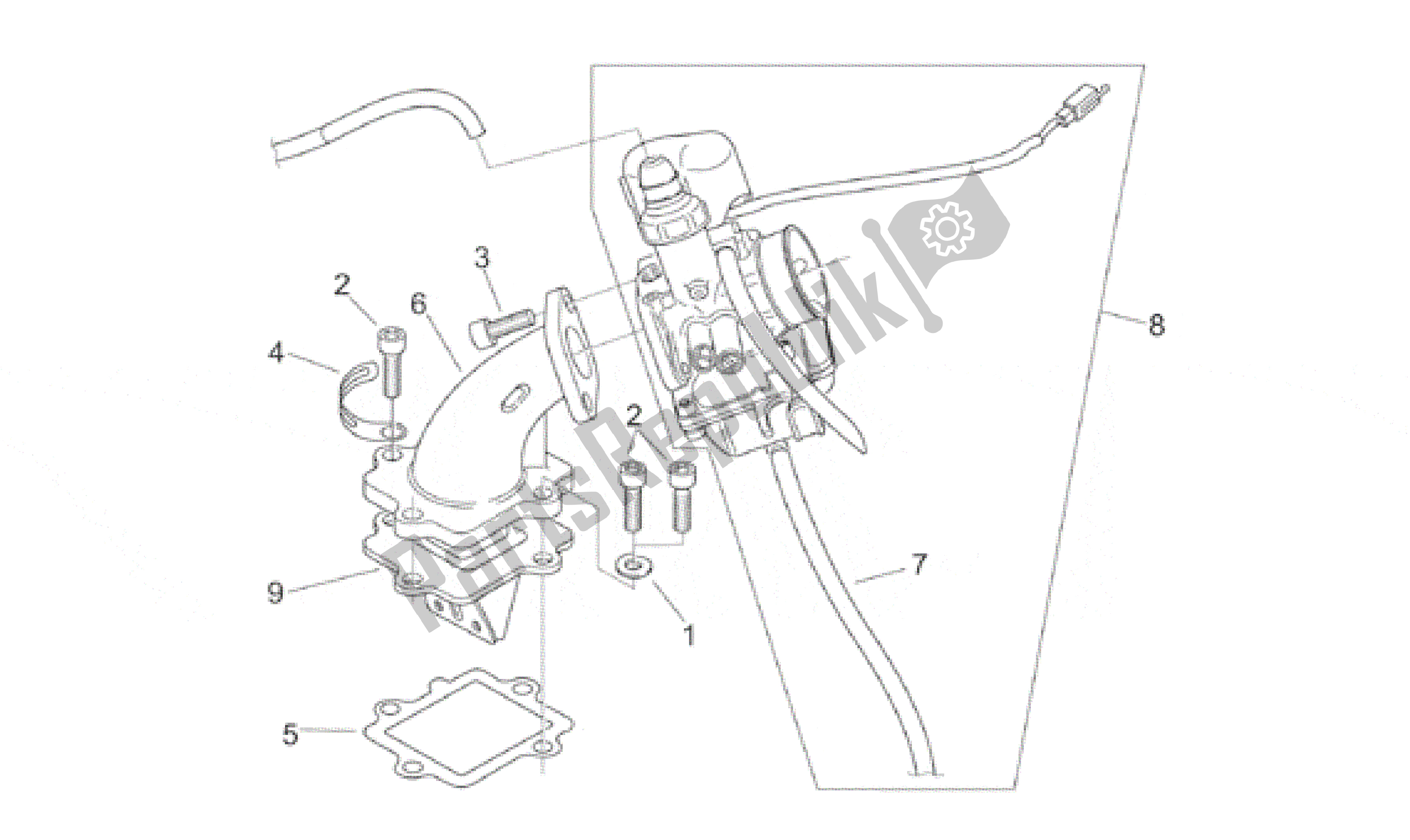 Toutes les pièces pour le La Fourniture du Aprilia Habana 50 1999 - 2001