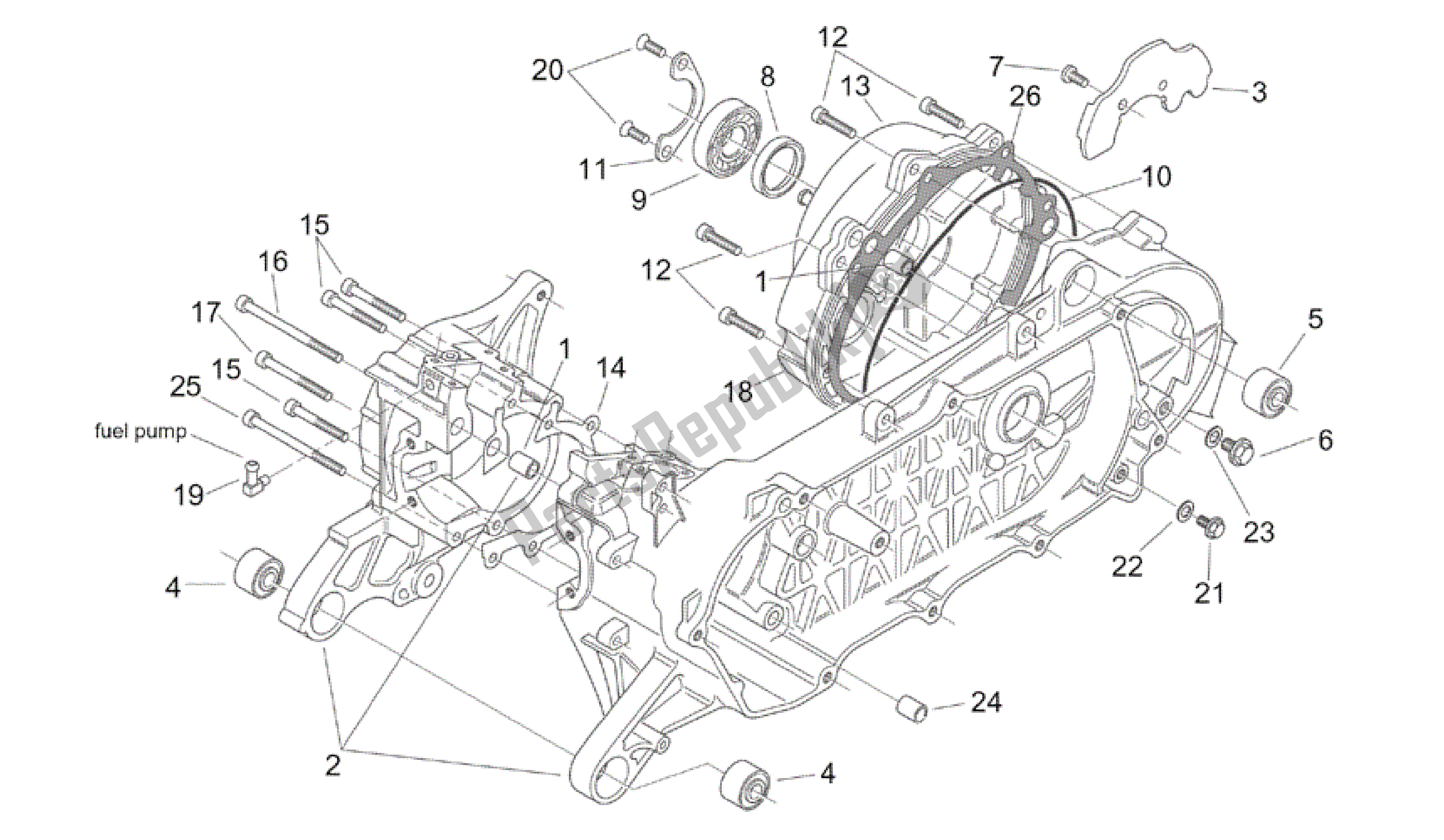 Wszystkie części do Korbowód Aprilia Mojito 50 1999 - 2003