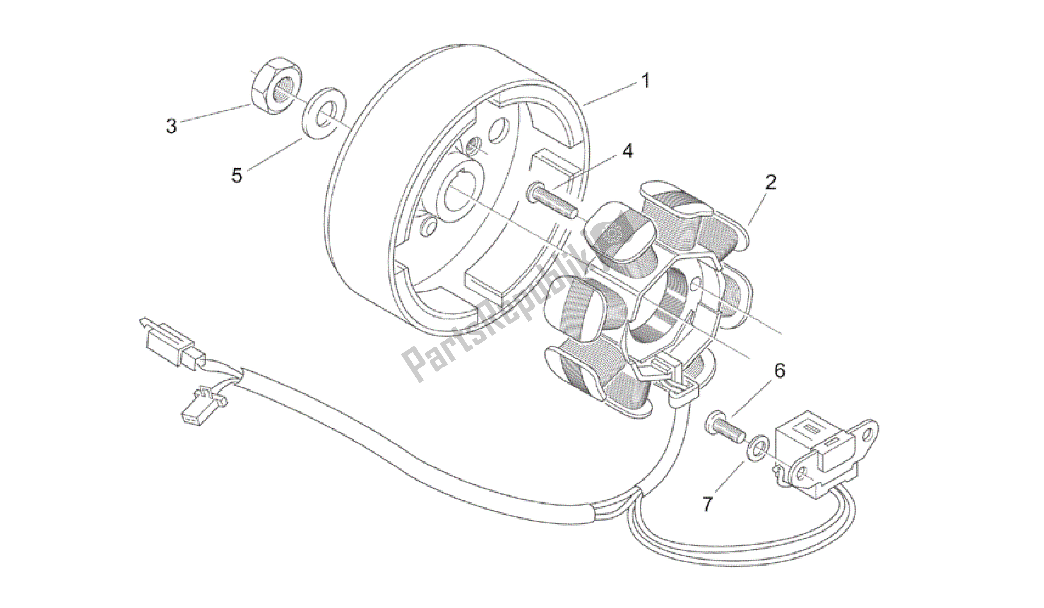 Tutte le parti per il Volano del Aprilia Mojito 50 1999 - 2003