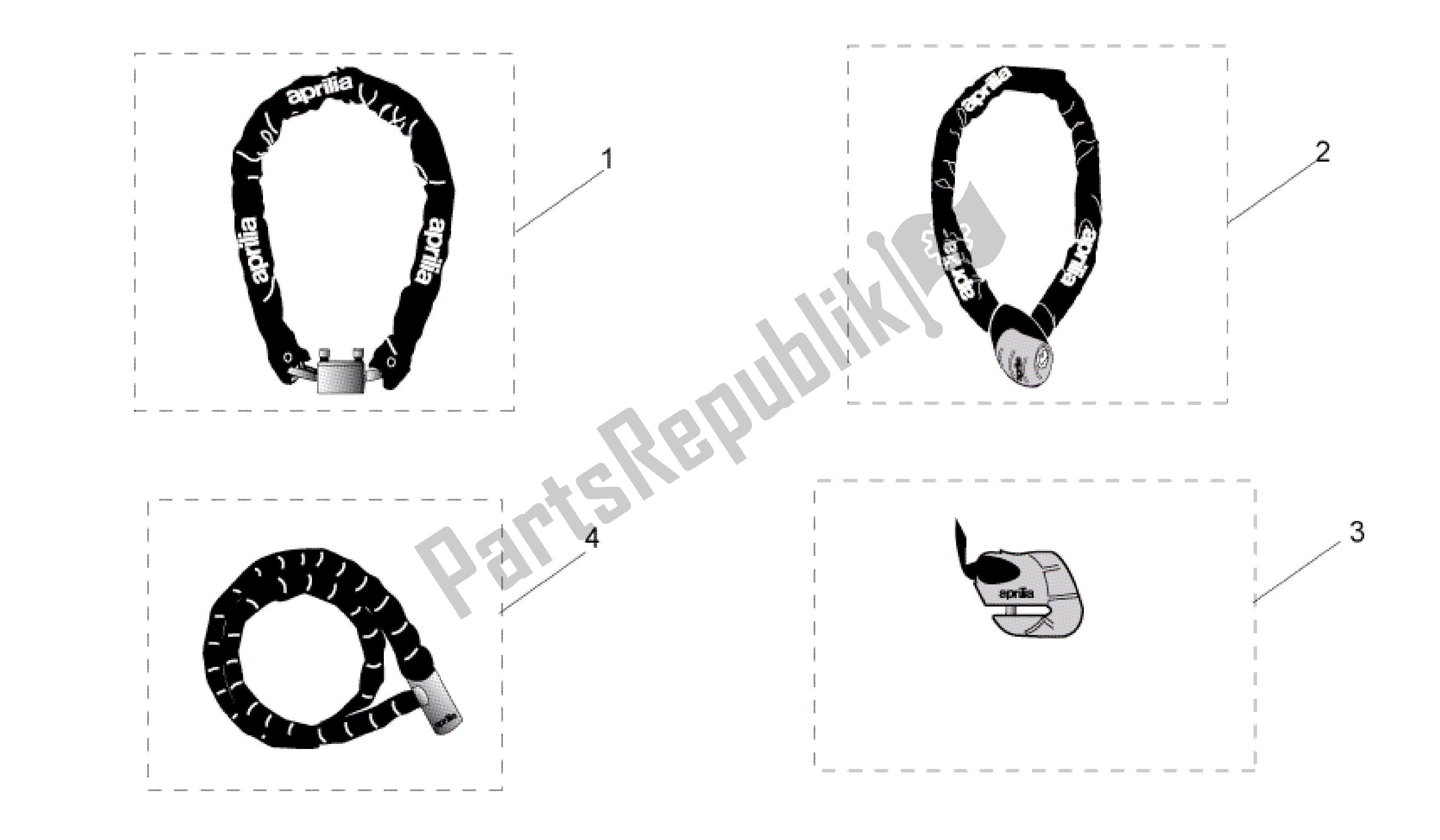 Tutte le parti per il Acc. - Meccanica Antifurto del Aprilia SR 50 2004 - 2009