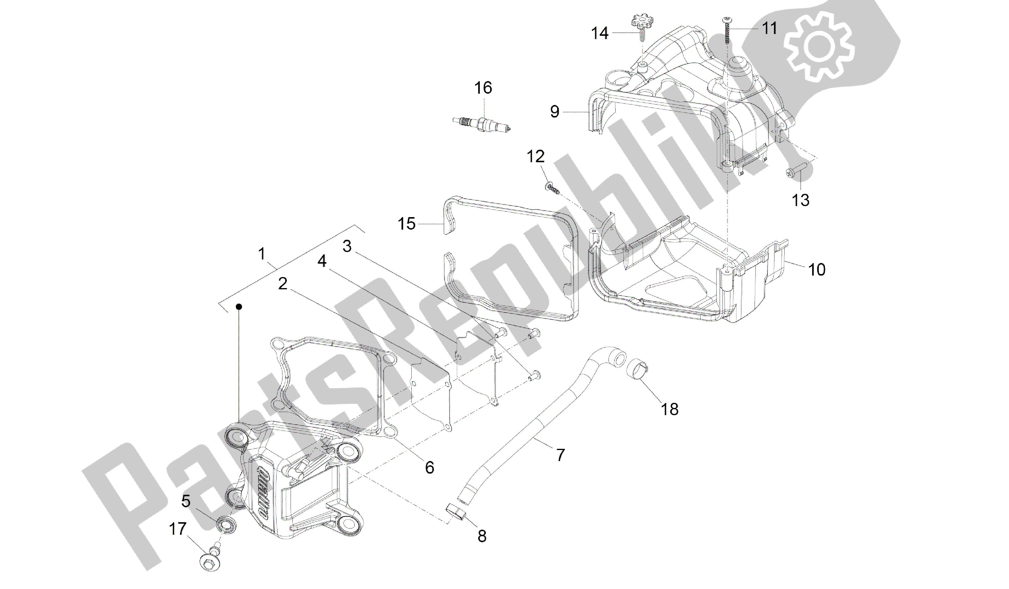 Wszystkie części do Cylinder Aprilia SR 50 2013