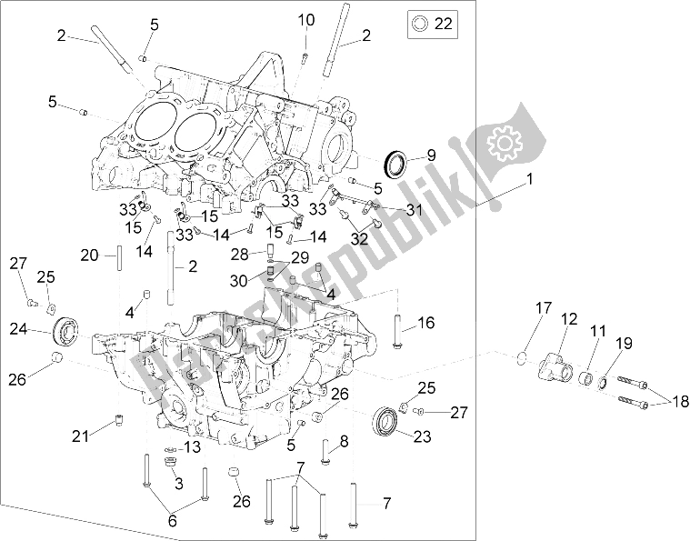 Wszystkie części do Geh? Use I Aprilia RSV4 RR 1000 2015