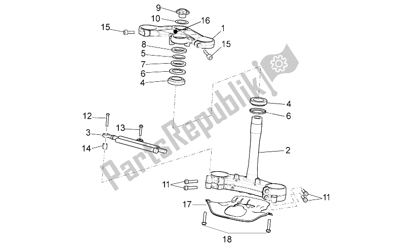 Todas las partes para Direccion de Aprilia RSV4 Aprc Factory ABS 1000 2013