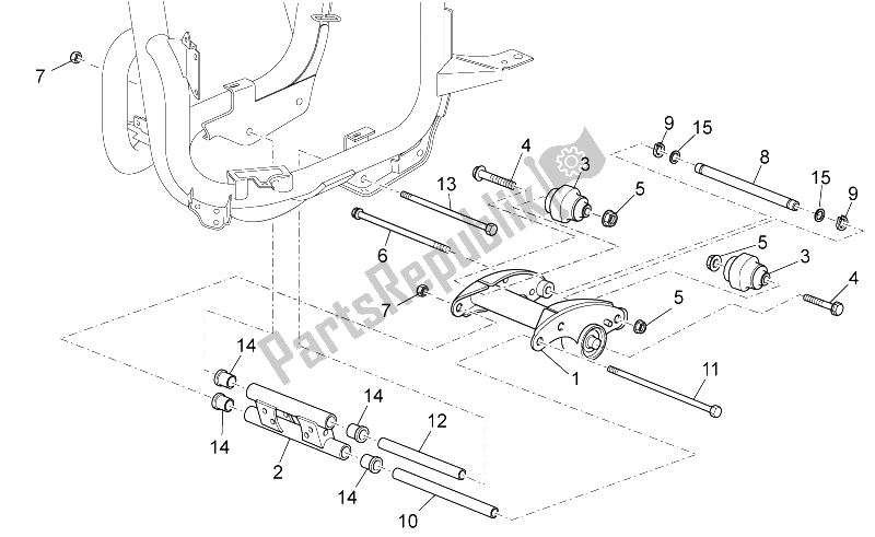 Todas las partes para Biela de Aprilia Scarabeo 125 200 IE Light 2009