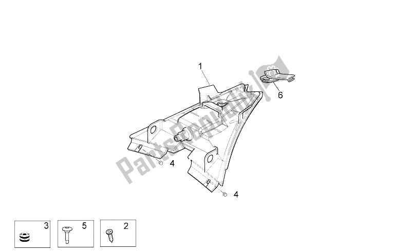 Tutte le parti per il Fanale Posteriore del Aprilia RSV4 Aprc R ABS 1000 2013