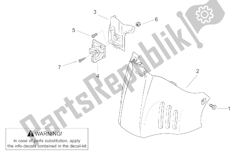 Todas las partes para Cuerpo Central Iii - F. Brd / Hng. C de Aprilia Scarabeo 50 2T ENG Minarelli 1999