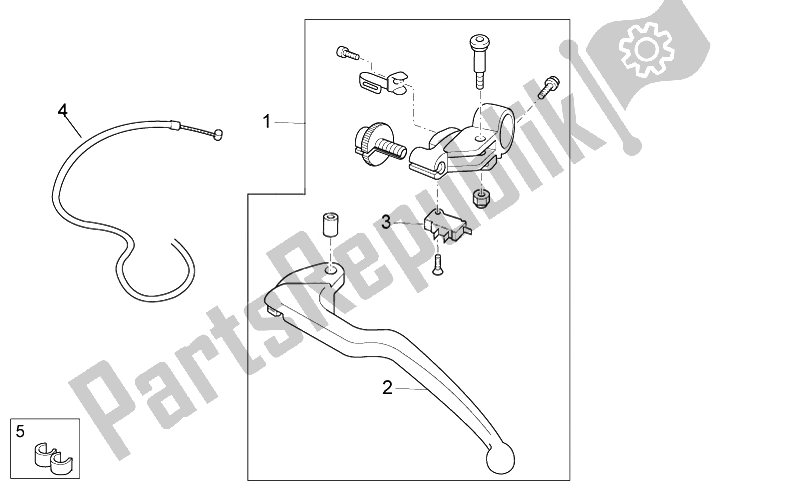 Toutes les pièces pour le Levier D'embrayage du Aprilia RSV4 Aprc R 1000 2011