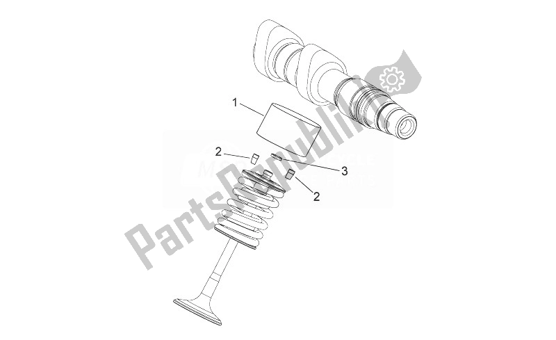 Toutes les pièces pour le Tampons De Soupapes du Aprilia Shiver 750 USA 2011