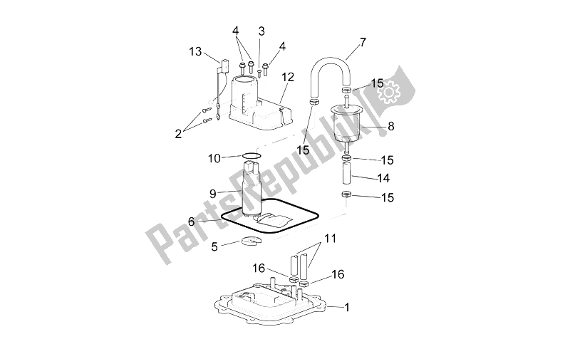 Toutes les pièces pour le Pompe à Carburant I du Aprilia RSV Mille 1000 1998