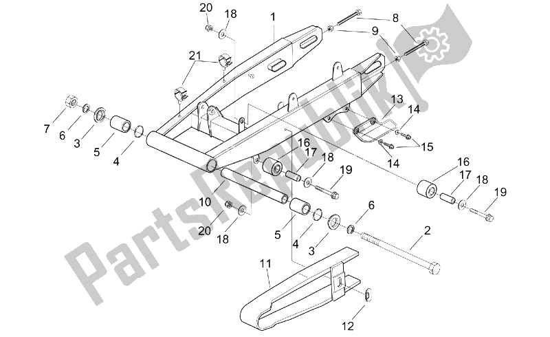 Todas las partes para Brazo Oscilante de Aprilia RX 50 Racing 2003