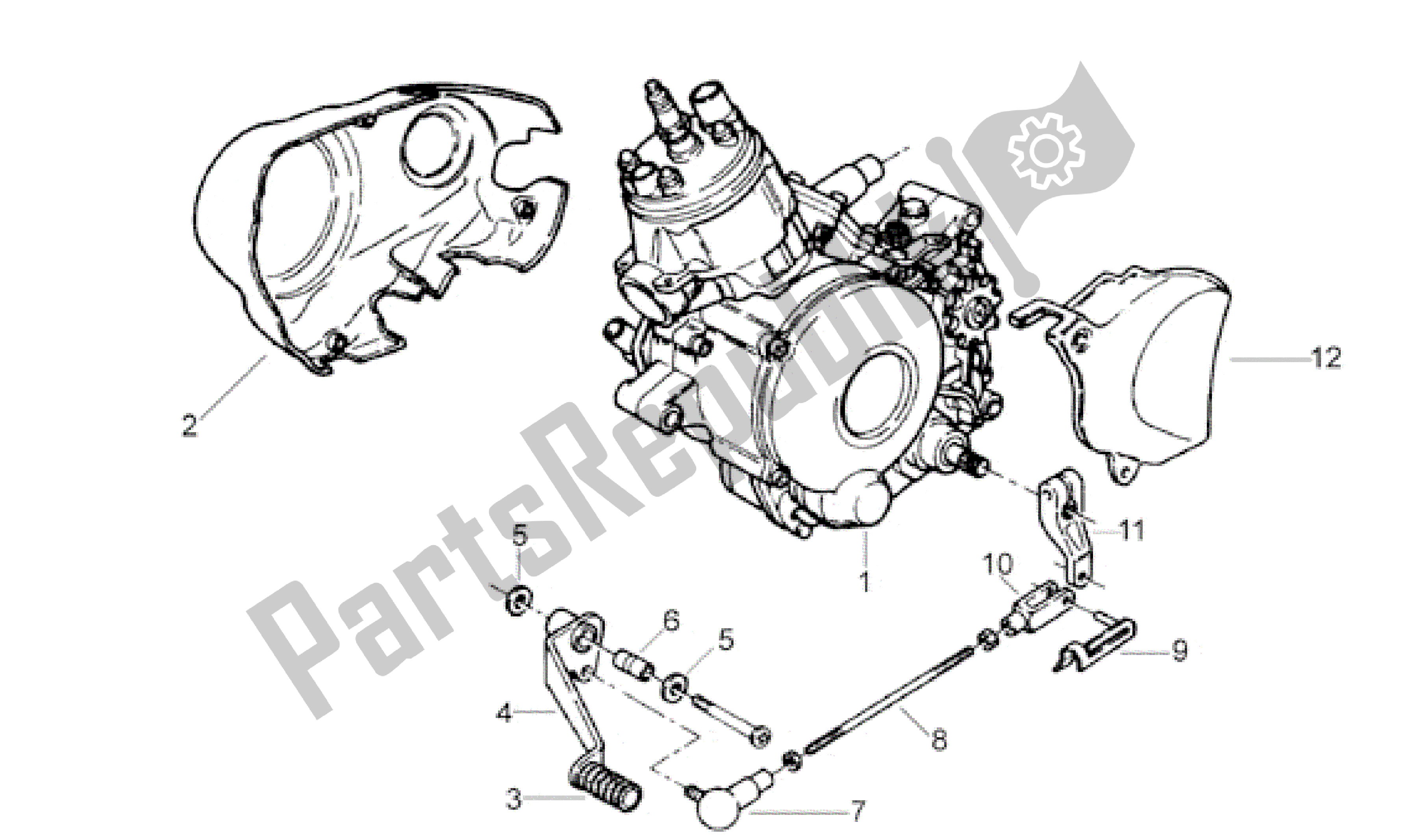 Tutte le parti per il Motore Ii del Aprilia Classic 50 1992 - 1999