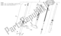 Front fork 92-93 - RH Sleeve