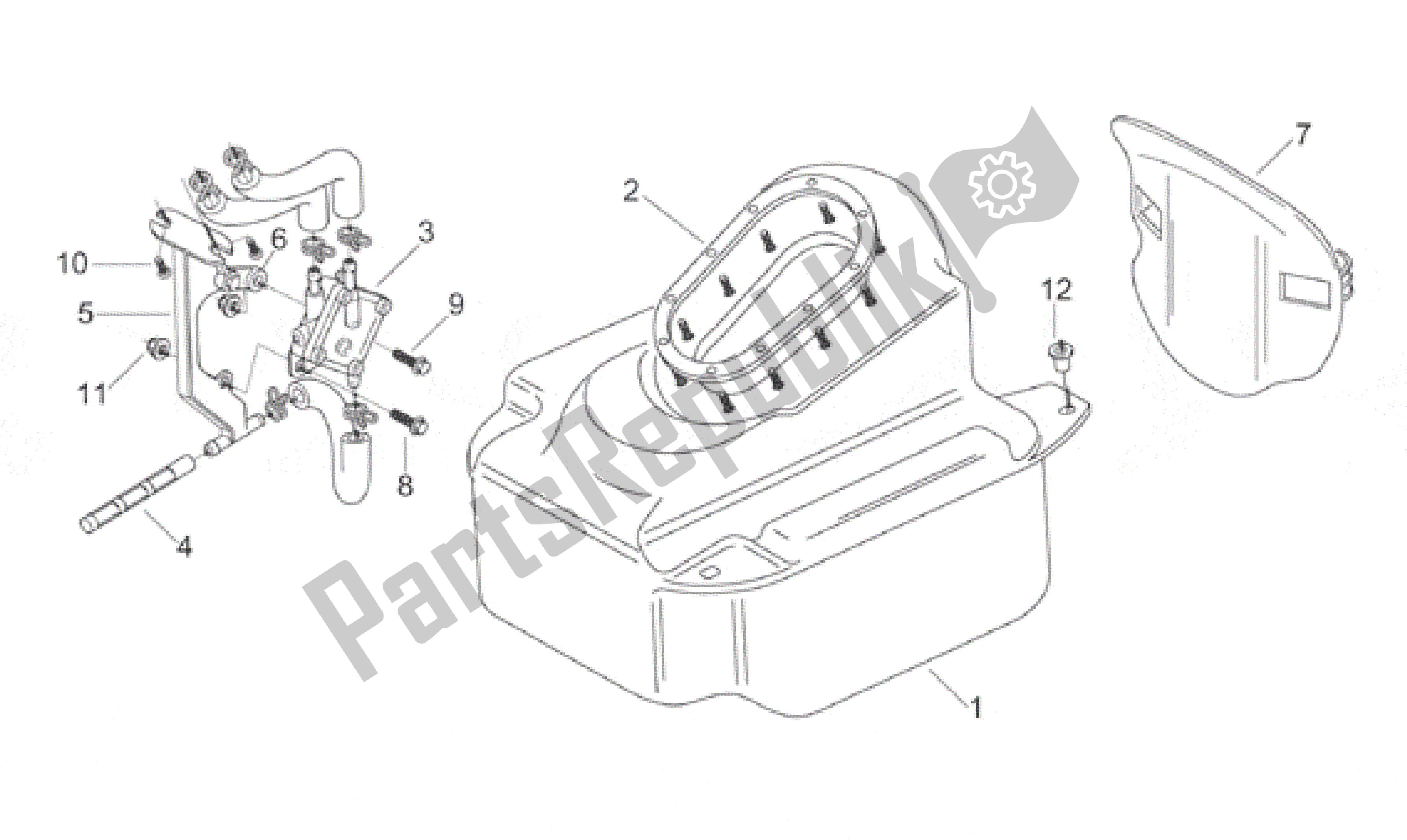 Toutes les pièces pour le Réservoir D'essence du Aprilia Leonardo 150 1996 - 1998