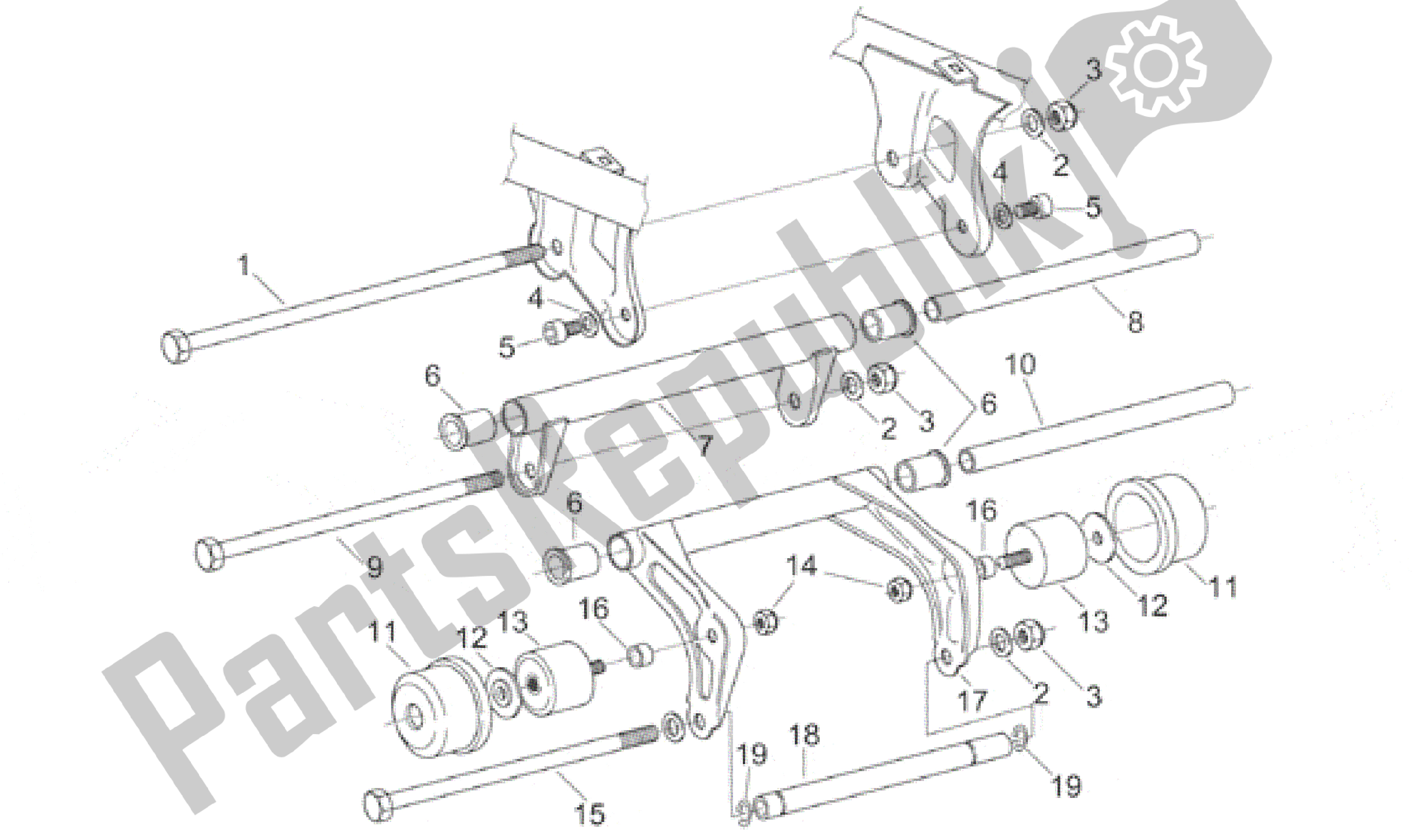 Toutes les pièces pour le Bielle du Aprilia Leonardo 125 1999 - 2001