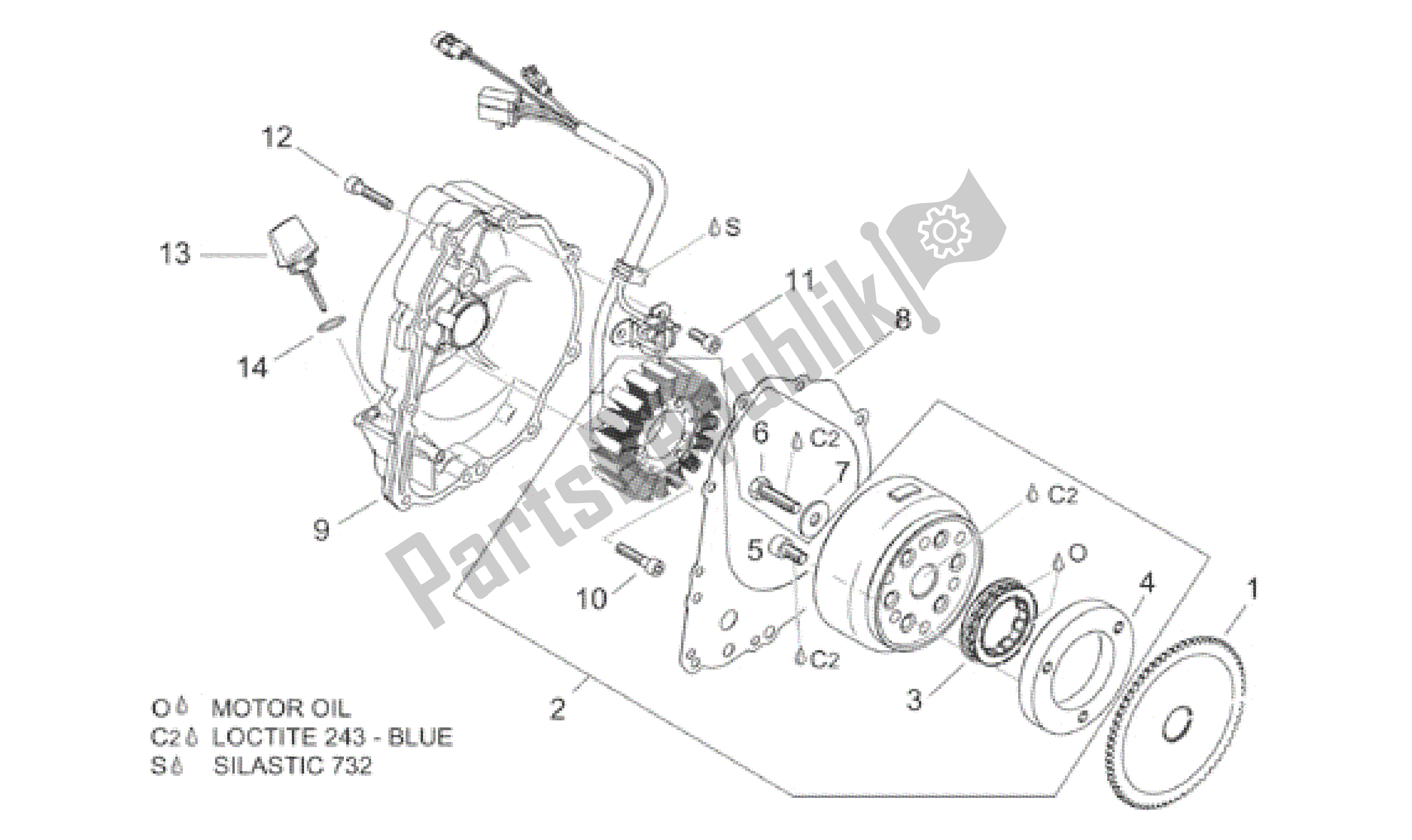 Alle Teile für das Zündeinheit des Aprilia Leonardo 150 1999 - 2001