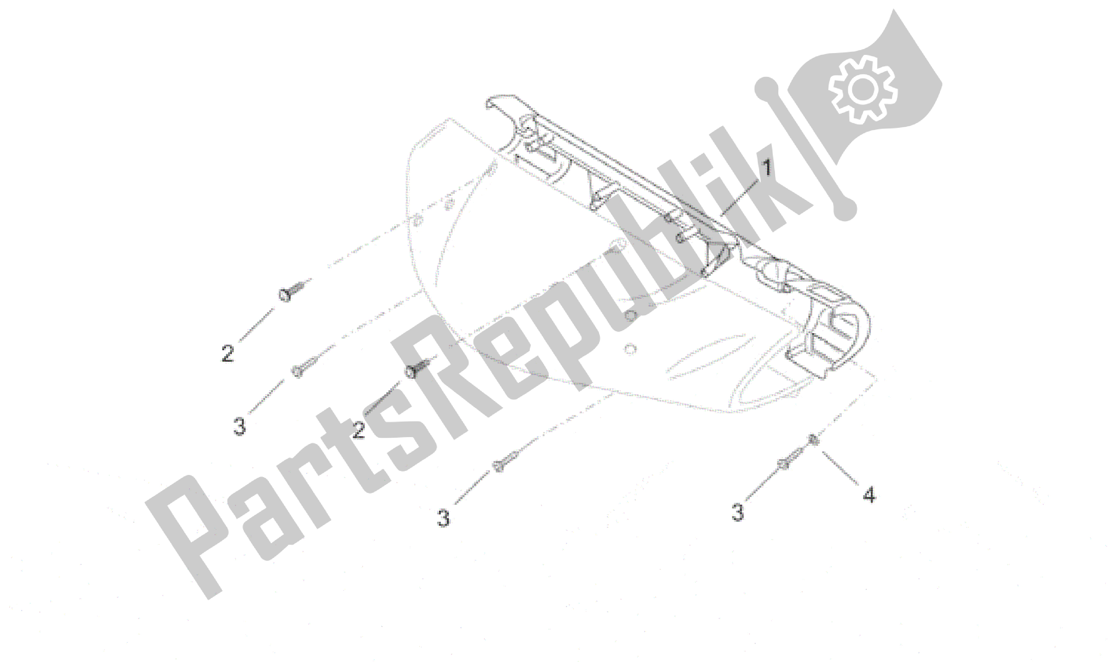 Alle onderdelen voor de Voorkant Body - Dashboard Paneel van de Aprilia Leonardo 150 1999 - 2001