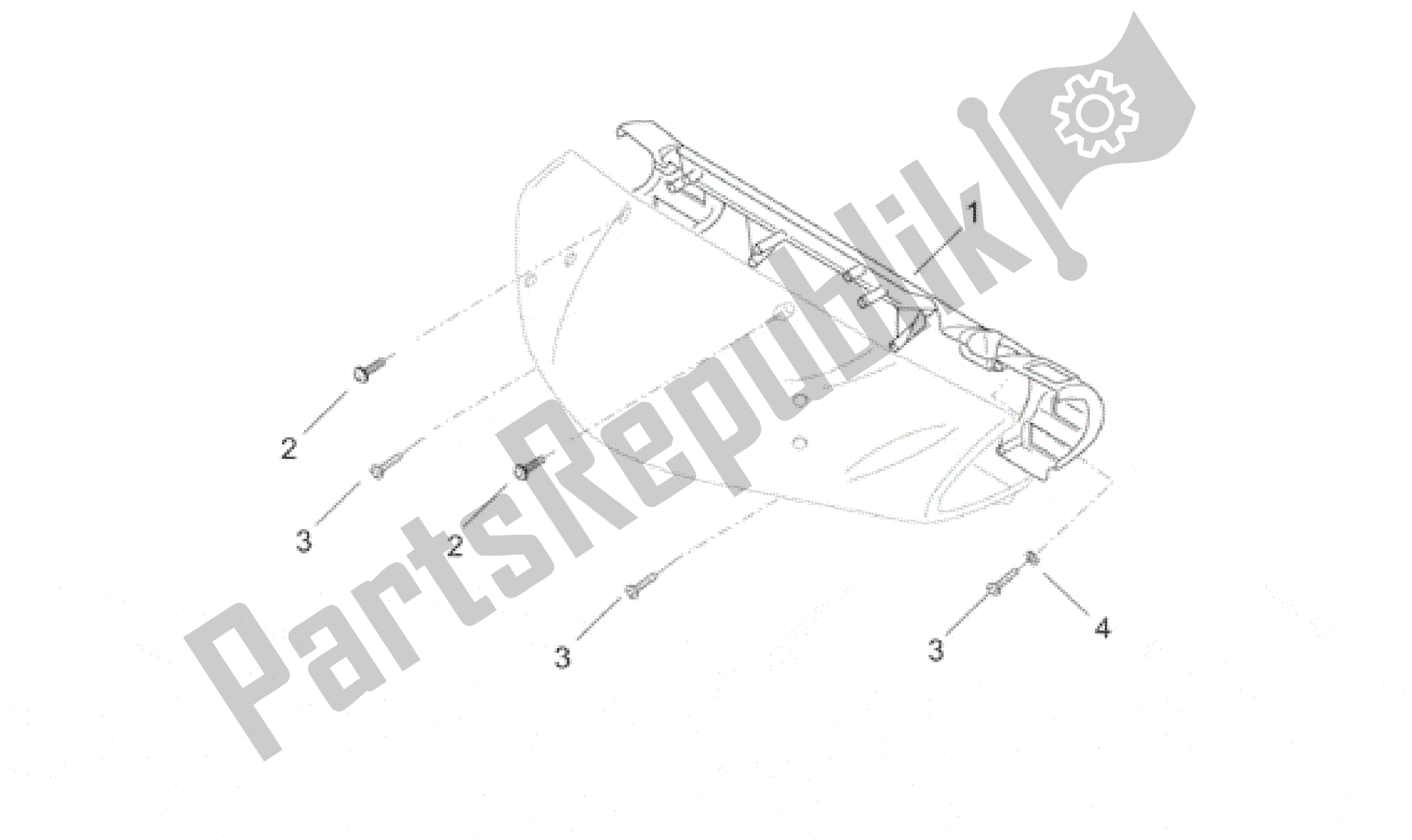 All parts for the Front Body - Dashboard Panel of the Aprilia Leonardo 150 1999 - 2001