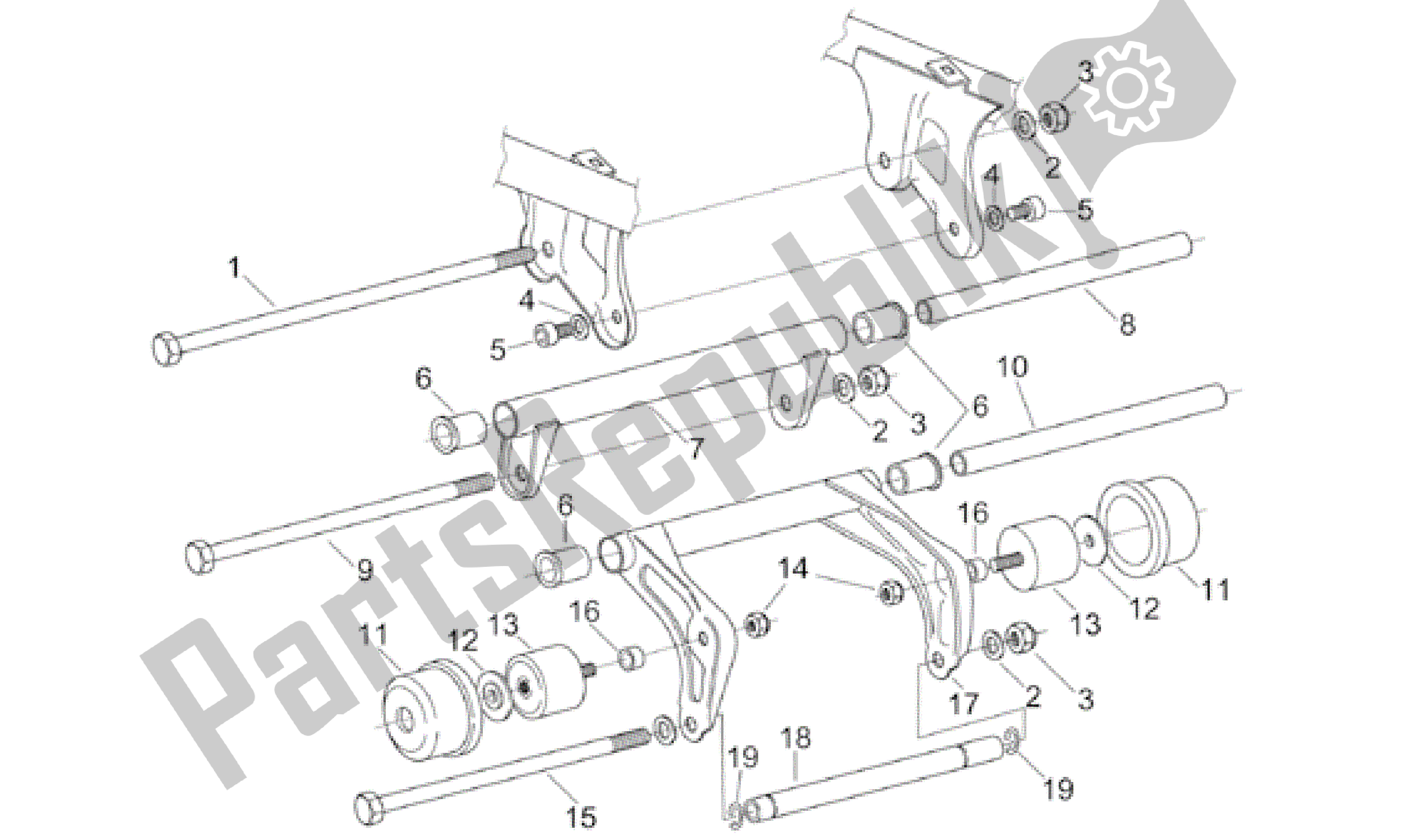 Todas las partes para Biela de Aprilia Leonardo 150 2001