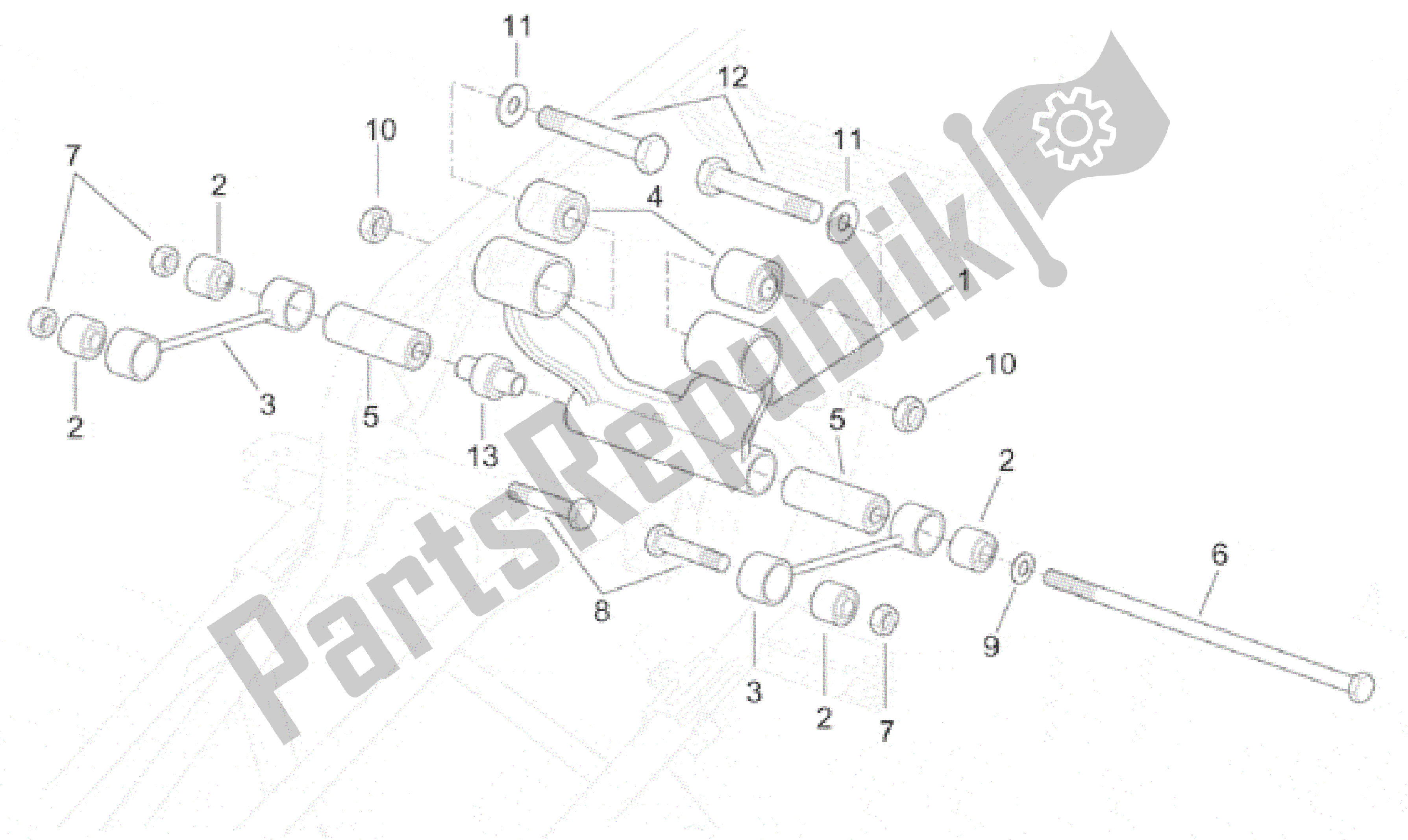 Wszystkie części do Korbowód Aprilia Leonardo 250 2001