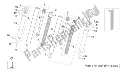 fourche avant showa - moyeux, manchons