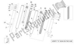 Kaifa front fork - Hubs, sleeves