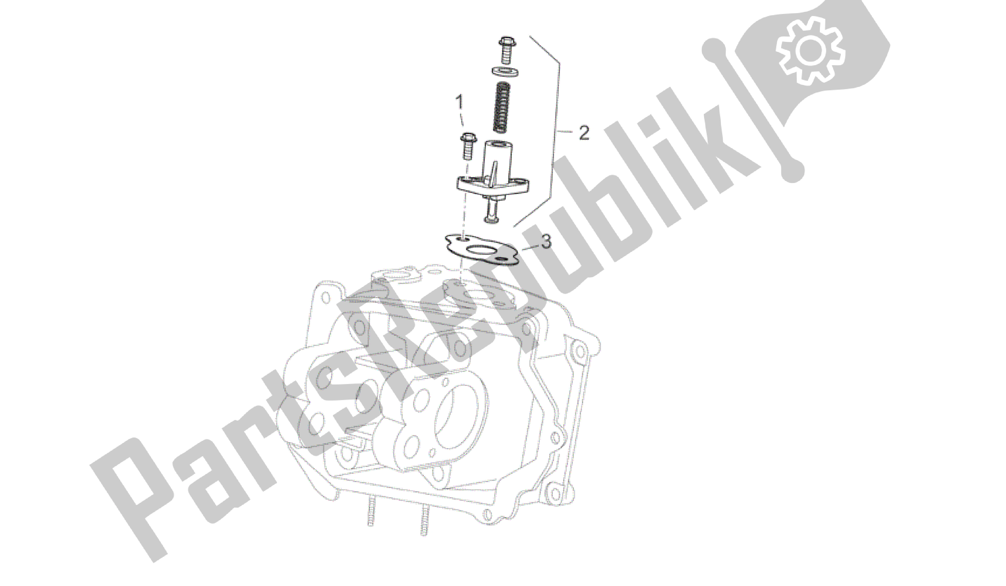 Tutte le parti per il Tendicatena del Aprilia Scarabeo 125 2004 - 2006