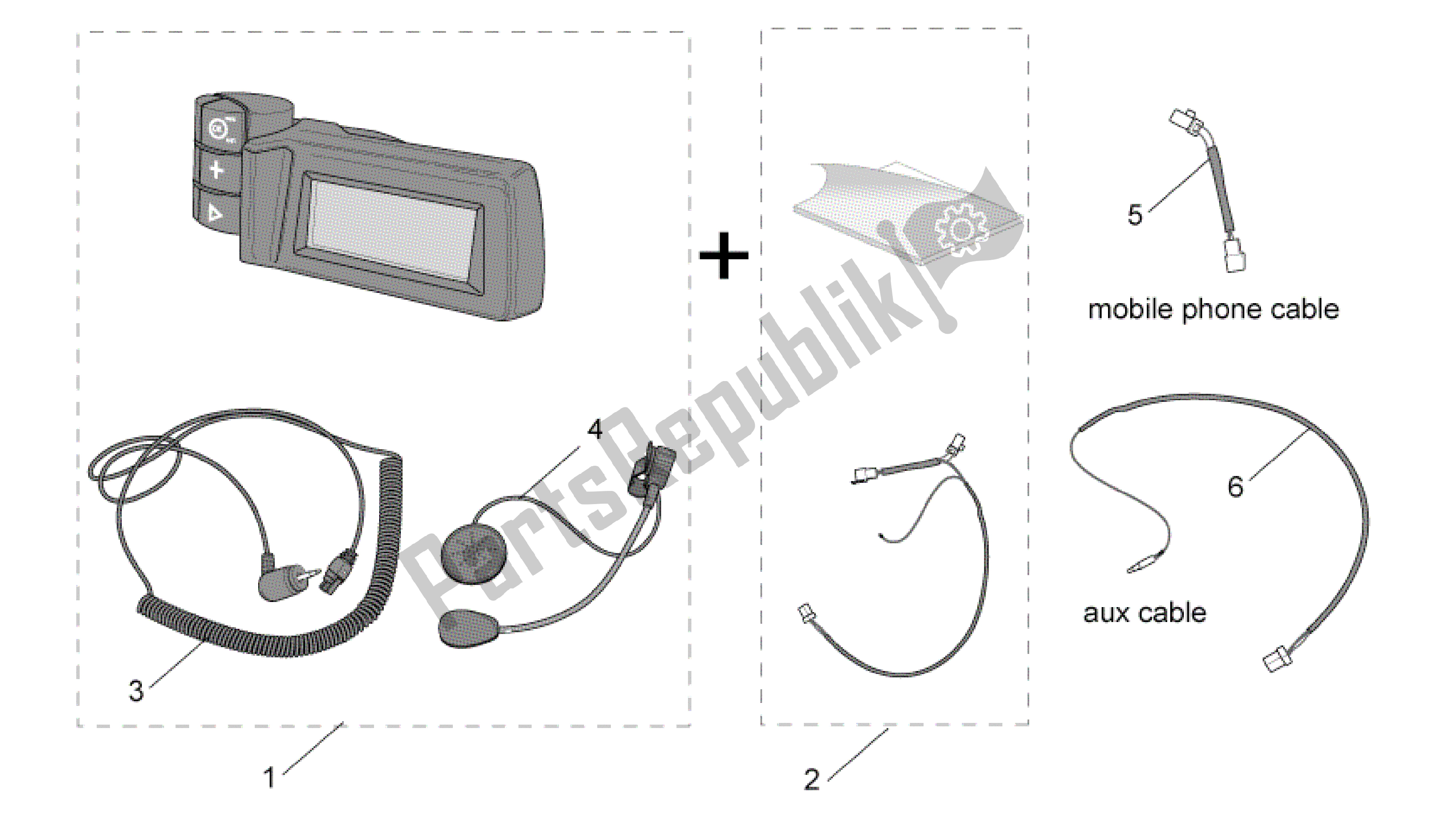 Toutes les pièces pour le Acc. - Divers I du Aprilia Scarabeo 250 2004 - 2006