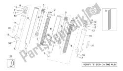 showa garfo dianteiro - cubos, mangas