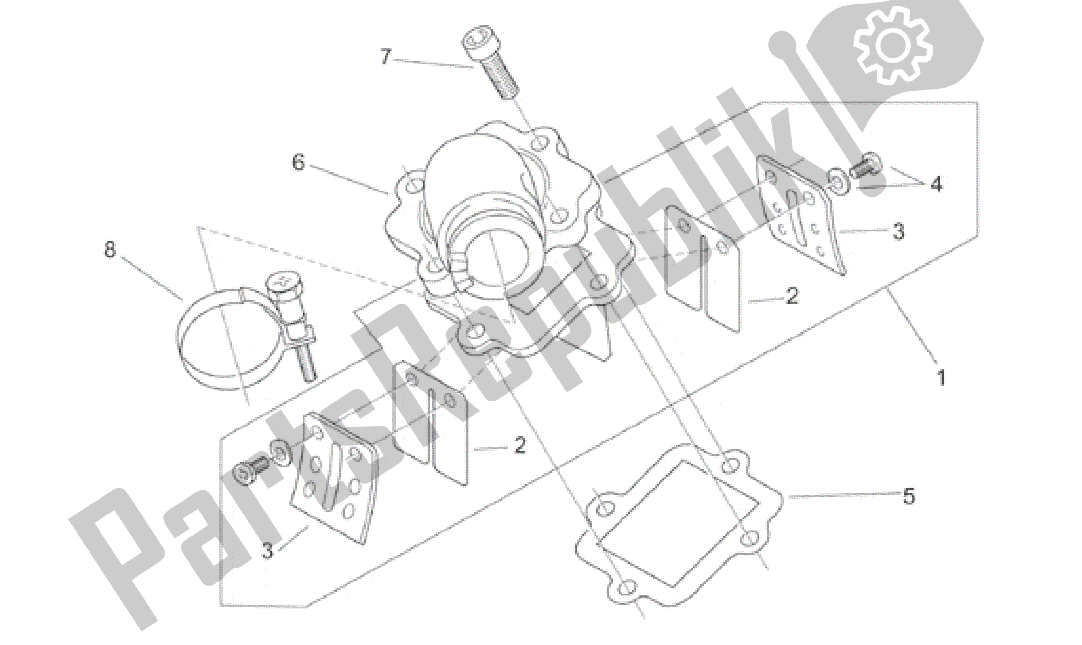 Tutte le parti per il Fornitura del Aprilia Scarabeo 100 2000