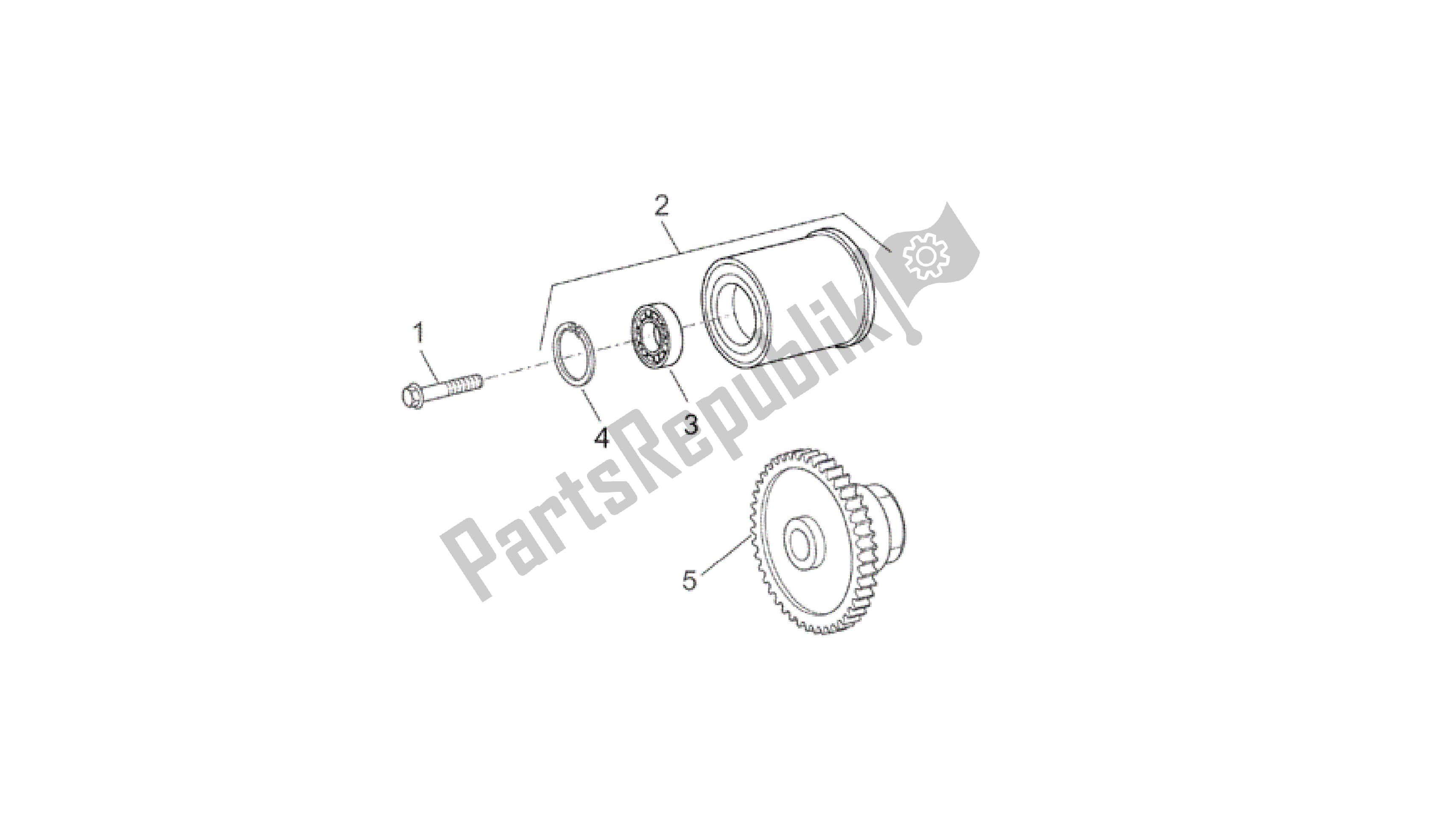 All parts for the Toothed Pulley of the Aprilia Atlantic 125 2003 - 2006