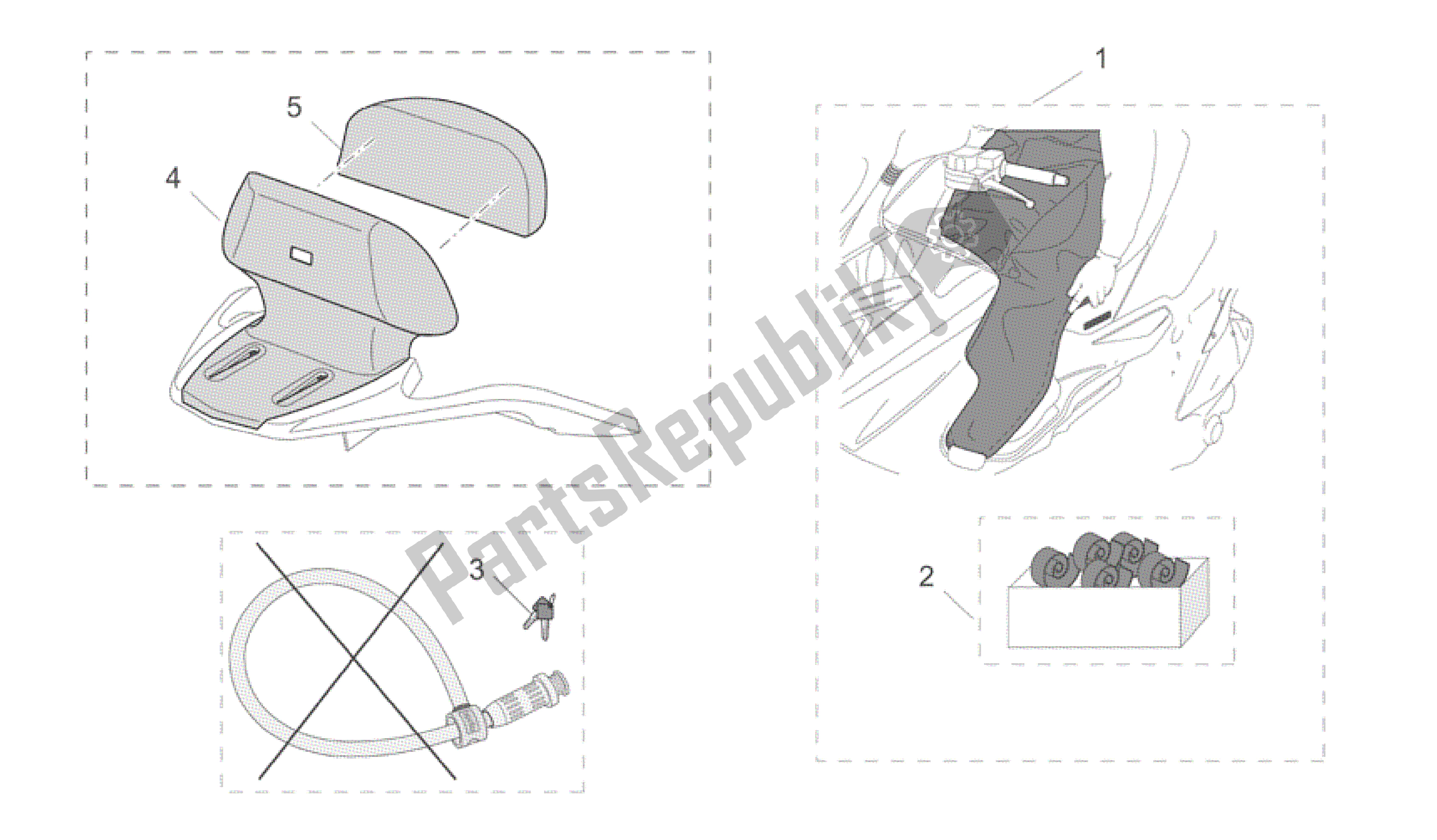 Toutes les pièces pour le Acc. - Divers Ii du Aprilia Atlantic 200 2003 - 2006