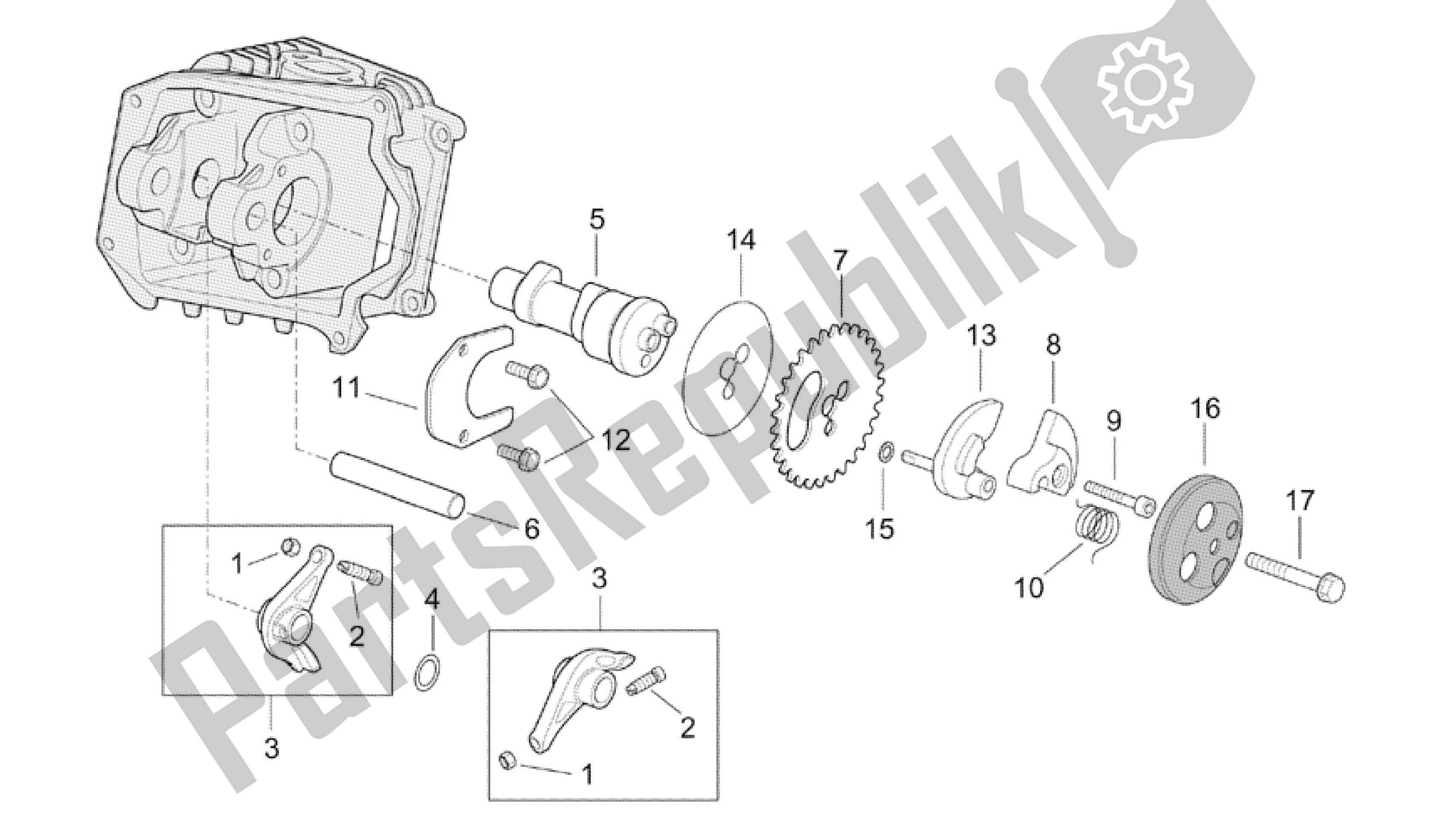 Tutte le parti per il Sistema Di Cronometraggio del Aprilia Mojito 125 2003 - 2007