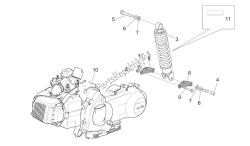 Engine - Rear shock absorber