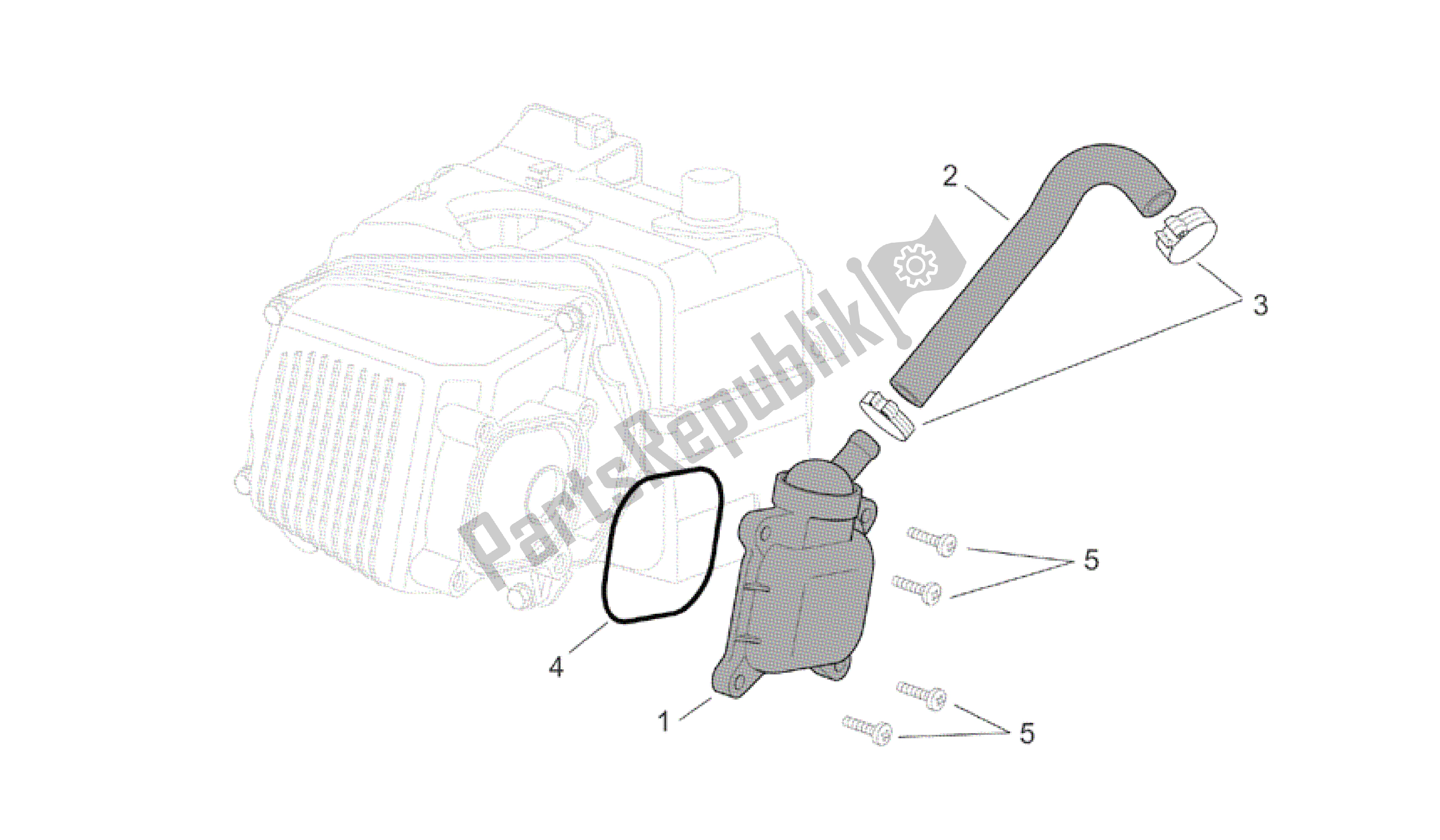 Toutes les pièces pour le Soupape De Reniflard D'huile du Aprilia Mojito 150 2003 - 2007