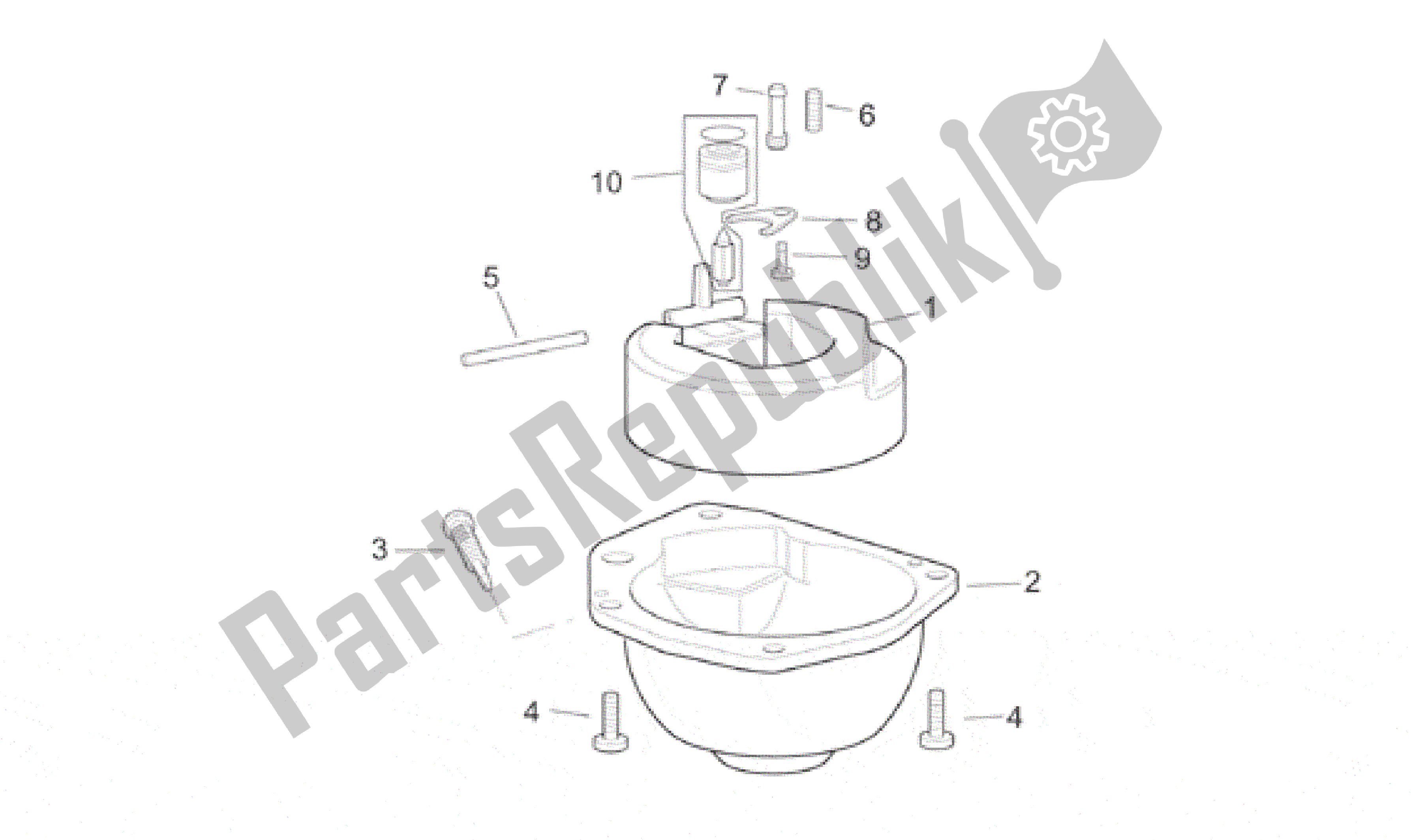 Toutes les pièces pour le Carburateur Mikuni Iii du Aprilia SR 150 1999 - 2001