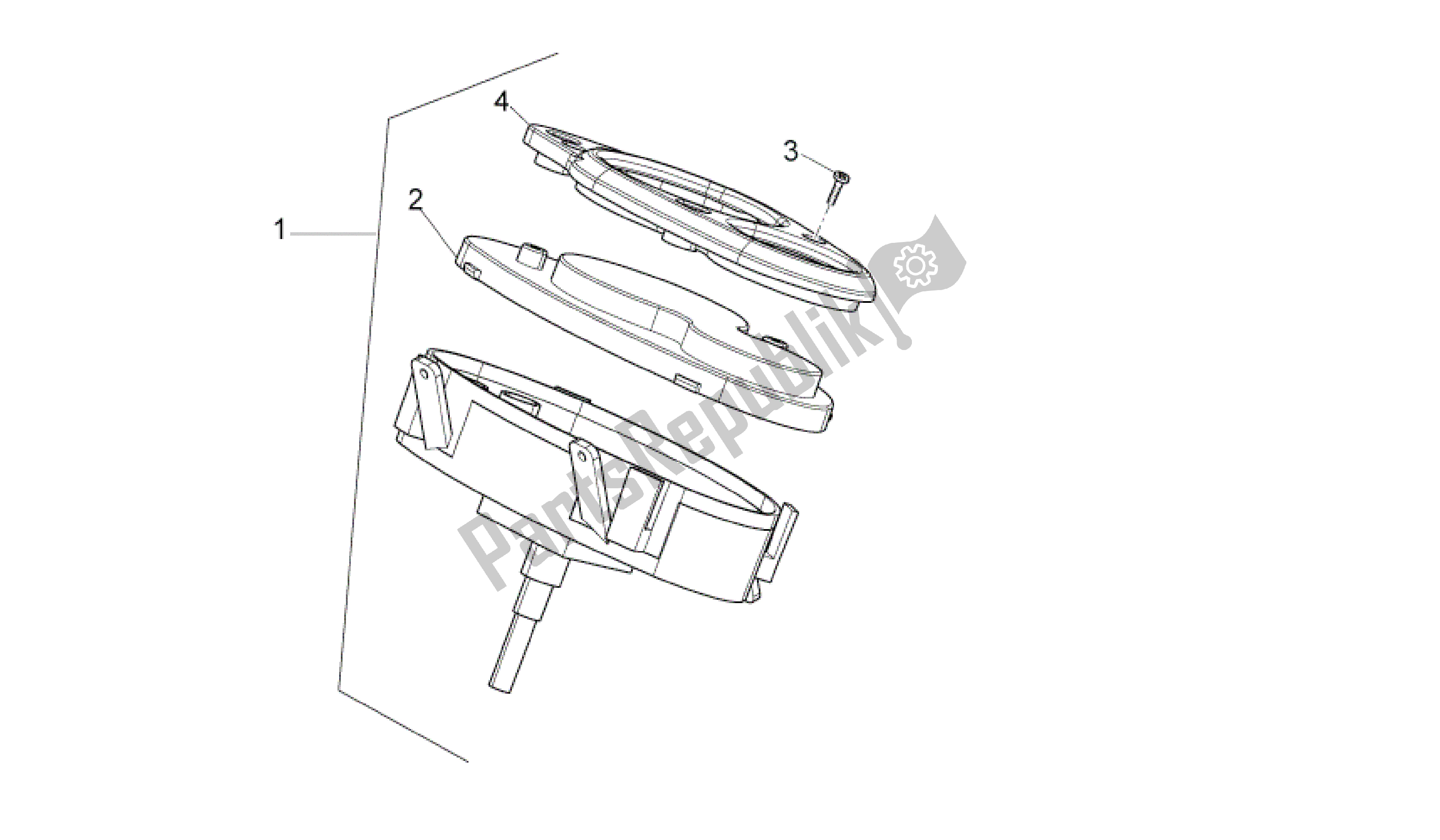 Toutes les pièces pour le Tableau De Bord du Aprilia Sport City 50 2008 - 2010