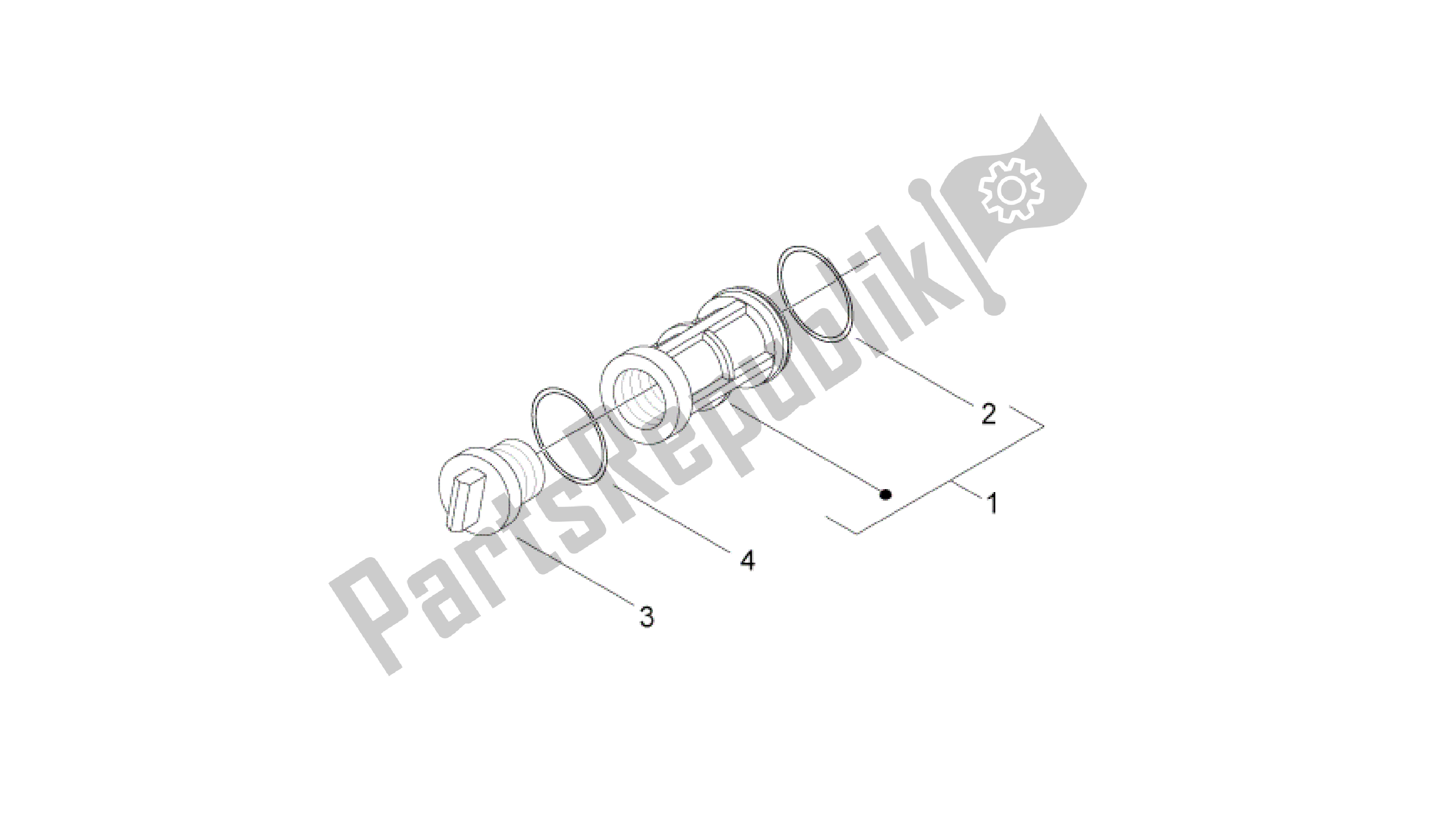 All parts for the Oil Filter of the Aprilia Sport City 50 2008 - 2010