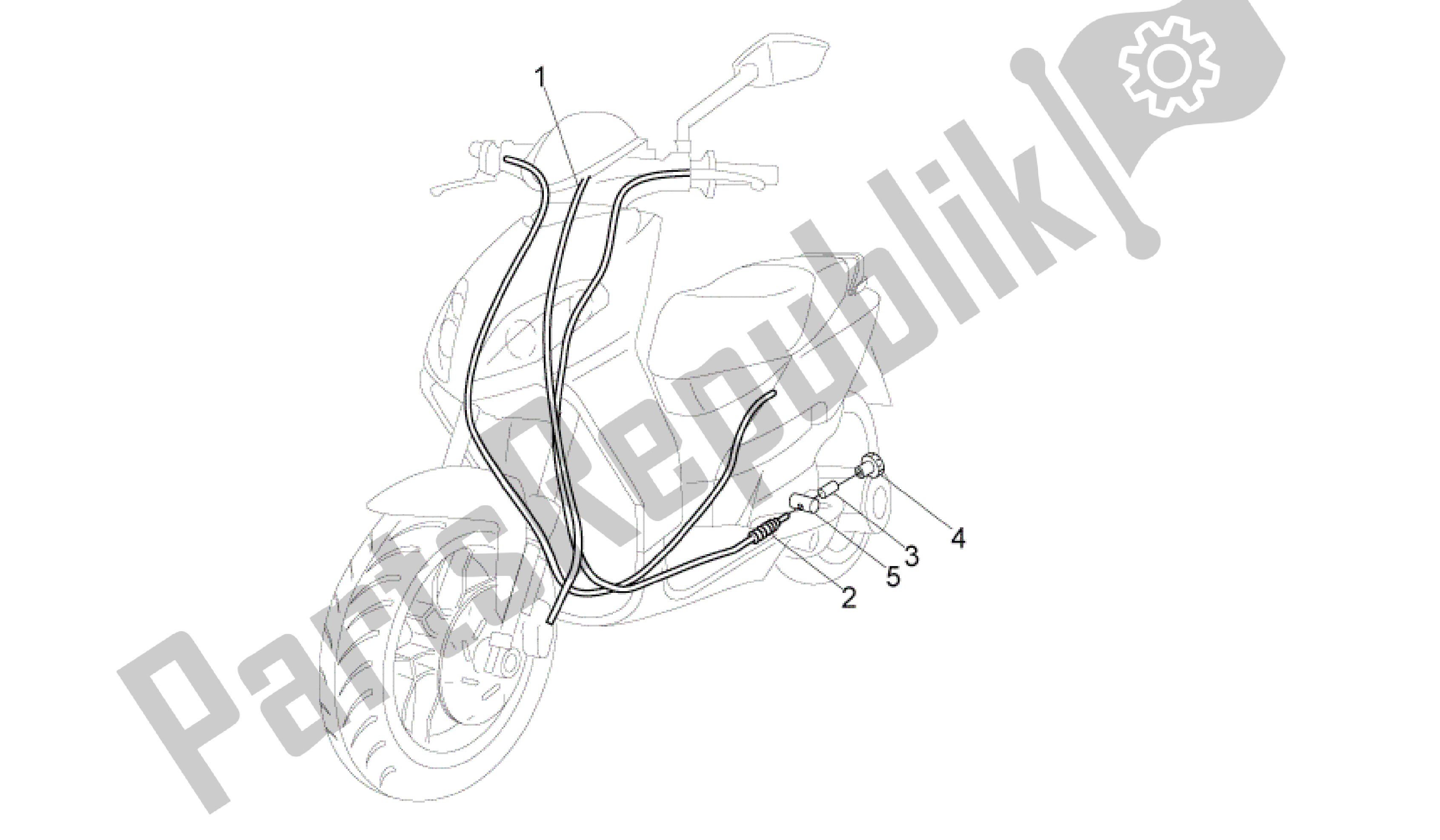 All parts for the Transmissions of the Aprilia Sport City 125 2008 - 2010