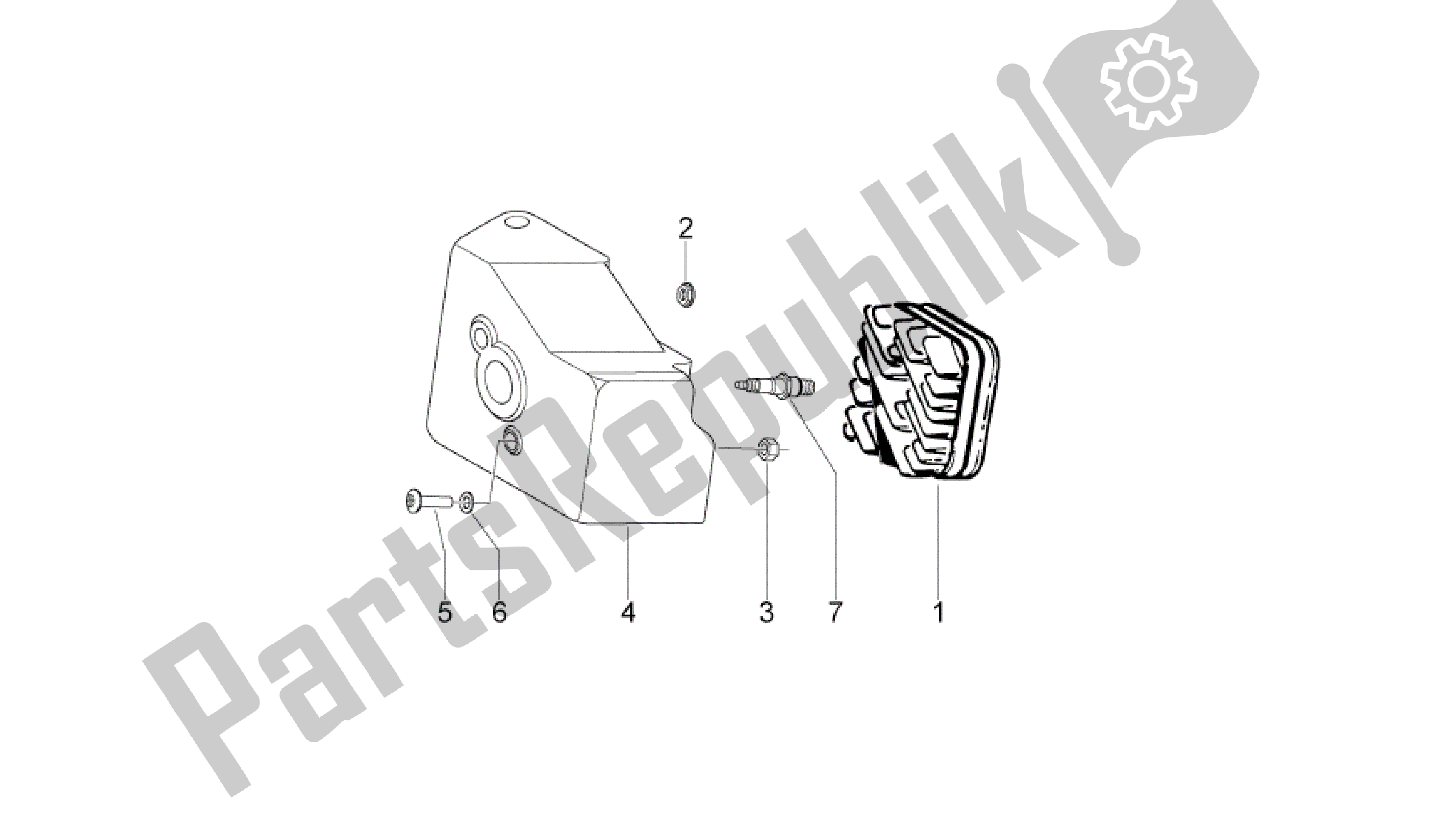 Toutes les pièces pour le Cabezal du Aprilia Sport City 50 2008 - 2011