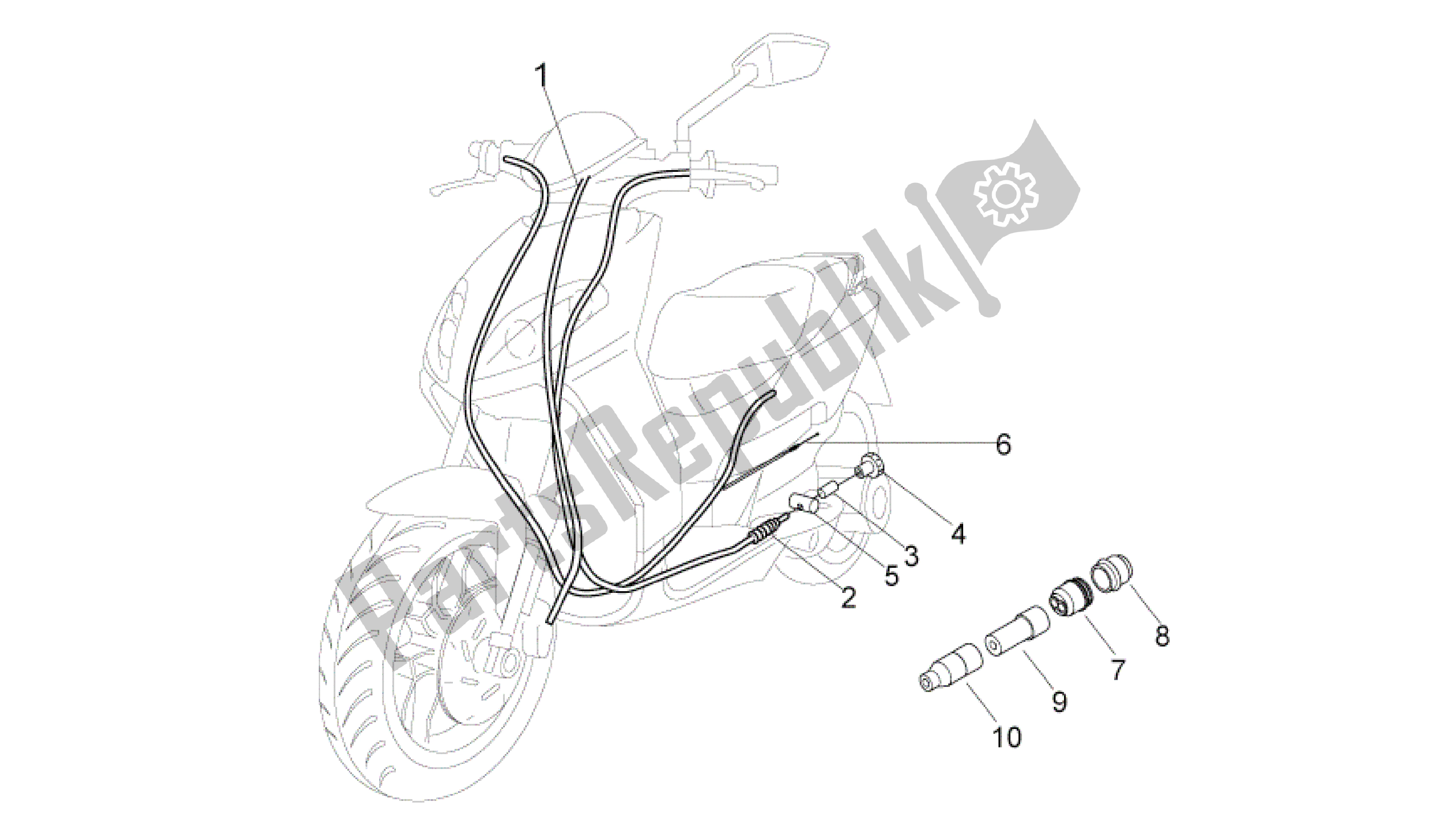 Toutes les pièces pour le Transmisións du Aprilia Sport City 50 2008 - 2011