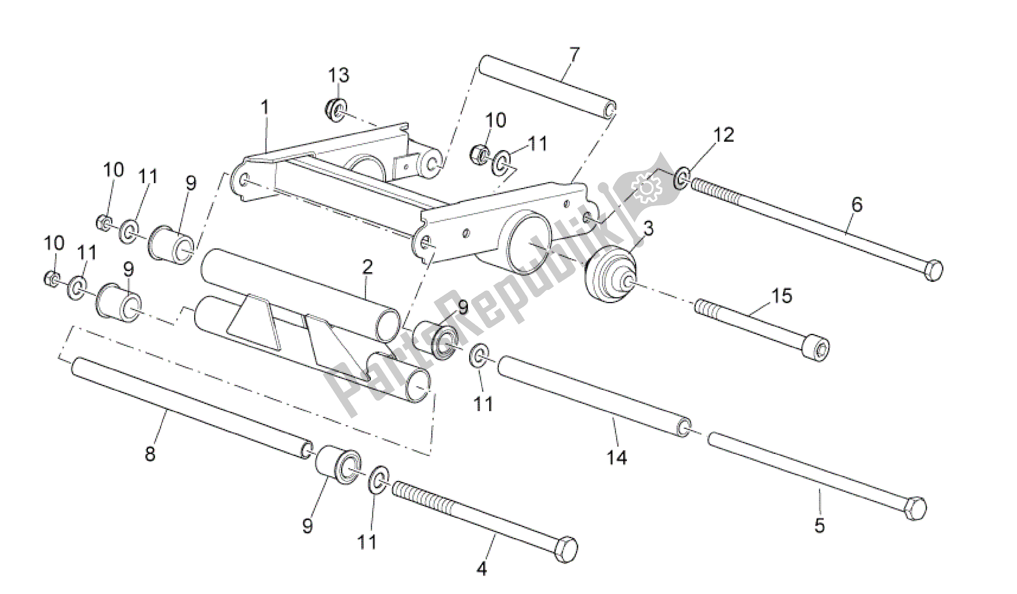 All parts for the Connecting Rod of the Aprilia Sport City 250 2008 - 2010