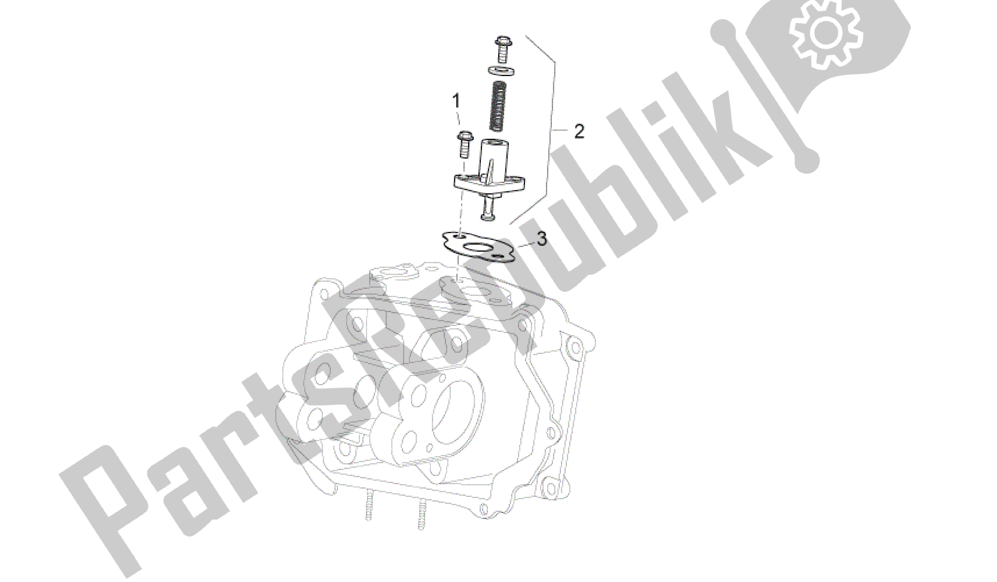 Wszystkie części do Napinacz ? A? Cucha Aprilia Sport City 250 2008 - 2010