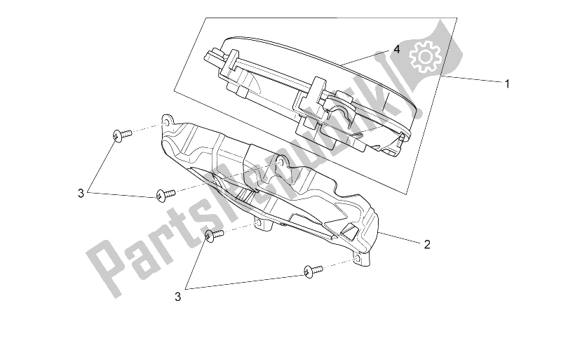 Todas las partes para Tablero de Aprilia Scarabeo 125 200 Light Carb 2007