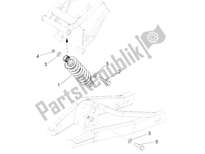 Toutes les pièces pour le Amortisseur du Aprilia RS4 125 4T 2011