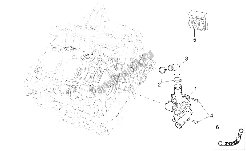 Toutes les pièces pour le Pompe à Eau du Aprilia RSV4 Aprc R ABS 1000 2013