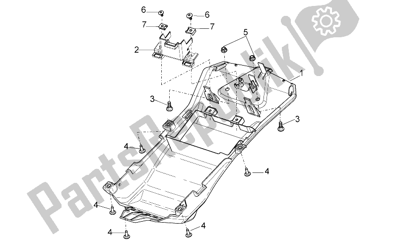 All parts for the Undersaddle of the Aprilia RSV4 Aprc Factory ABS 1000 2013